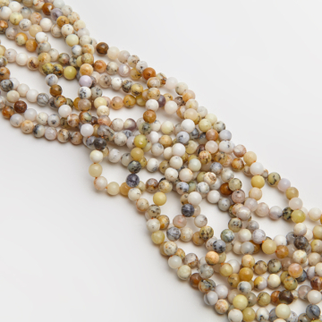 Serpentynit kulka gładka 6,5mm