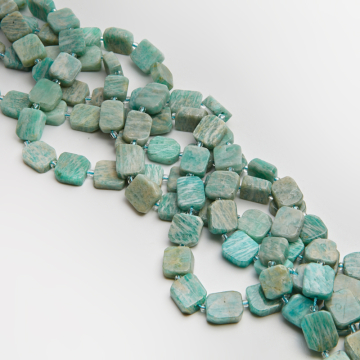 Amazonit prostokąt nieregularny 13-15mm