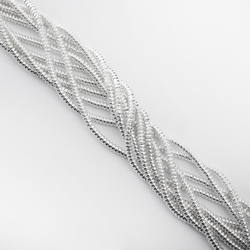 Hematyt platerowany dysk light silver 2x4,5mm