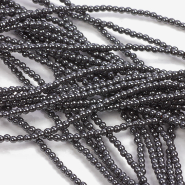 Hematyt platerowany kulka gładka natural 2mm