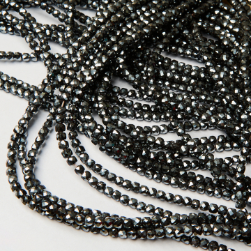 Hematyt kostka fasetowana sharp cut natural 5mm