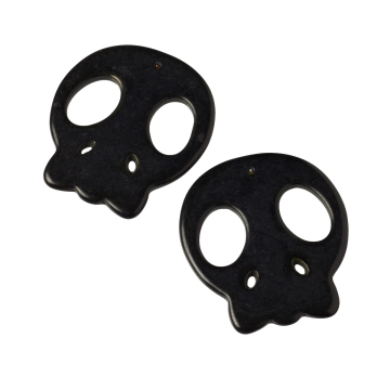 Howlit czacha zawieszka czarna 55x48mm