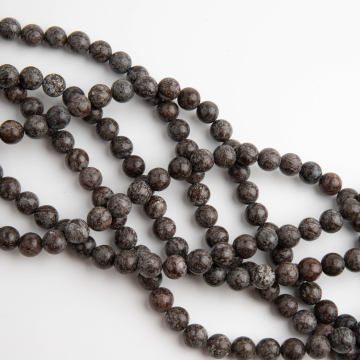 Agat kulka gładka brunatna 8,5mm