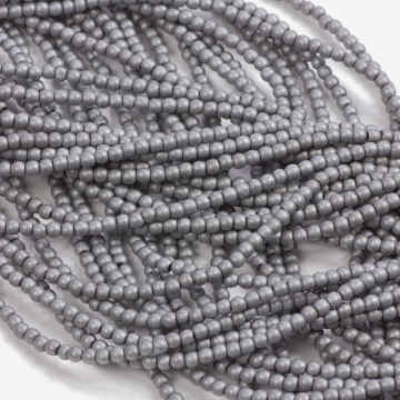 Hematyt platerowany kulka gładka mat silver 2.5mm