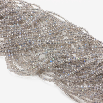 Labradoryt kulka fasetowana 2mm