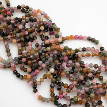 Turmalin kulka fasetowana 4mm