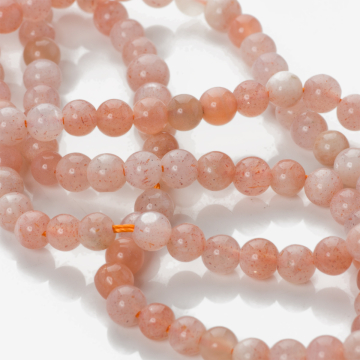 Kamień słoneczny kulka gładka 4mm