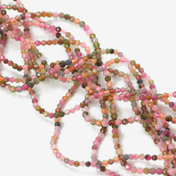 Turmalin kulka fasetowana 2mm