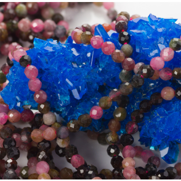 Turmalin kulka fasetowana 3,5-4mm