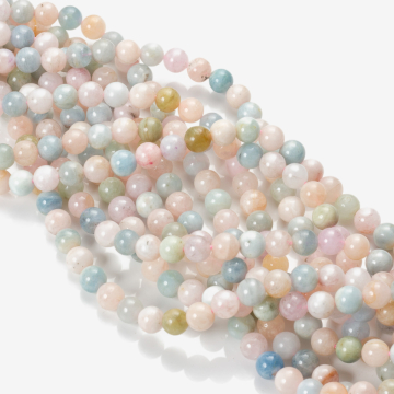 Morganit kulka gładka 8,5mm