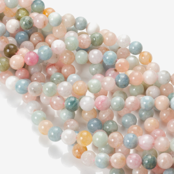 Morganit kulka gładka 10mm