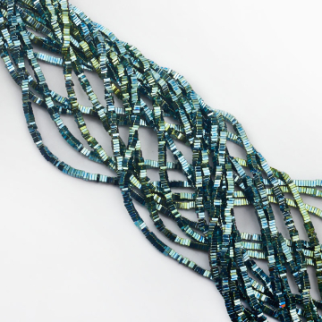 Hematyt kostka płaska emerald 3x3mm