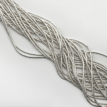 Hematyt krążek płaski light silver 2x1mm