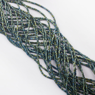 Hematyt przekładka poduszka mat emerald 2x1mm