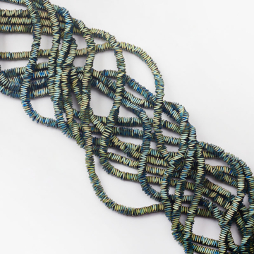 Hematyt przekładka poduszka mat emerald 4x1mm