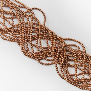 Hematyt przekładka kwiatek bronze 4x3,8mm