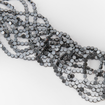 Hematyt przekładka kwiatek ozdobny natural 7x3,5mm