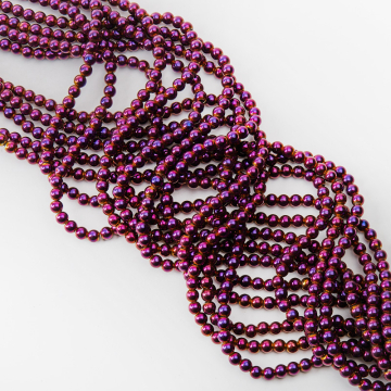 Hematyt kulka gładna volcano 6mm