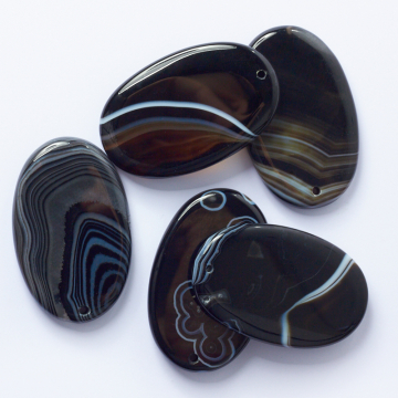 Sardonyks zawieszka owal 54-56mm