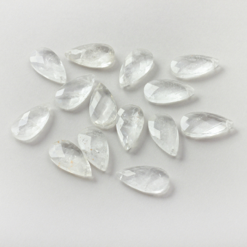 Kryształ górski zawieszka łezka fasetowana 25mm