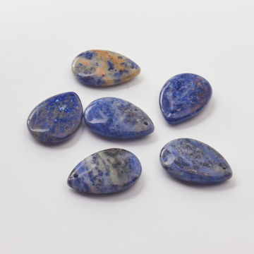 Lapis lazuli łezka zawieszka 35mm