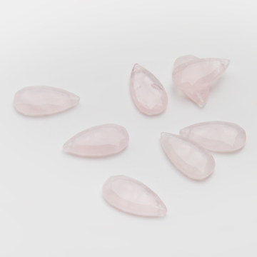 Kryształ górski łezka fasetowana zawieszka 25x13mm