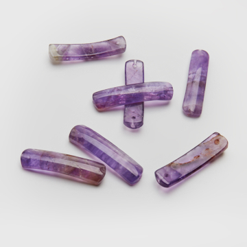 Ametyst łącznik do bransoletki 36x9,5mm