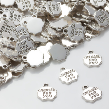 Zawieszka 'Created for you' 12x11mm