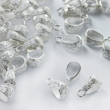 Duża metalowa krawatka ozdobna 17,5mm