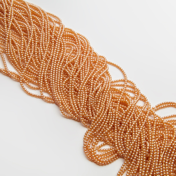 Kryształki kulki gładkie shampagne AB 2,5mm