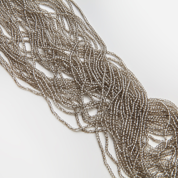 Kryształki kulki gładkie grey AB 2,5mm