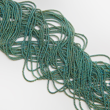 Kryształki kulki gładkie emerald AB 2,5mm