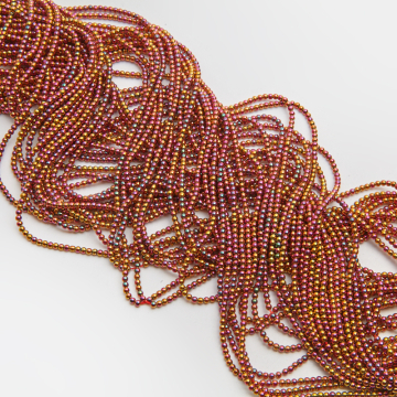 Kryształki kulki gładkie fire red 2,5mm