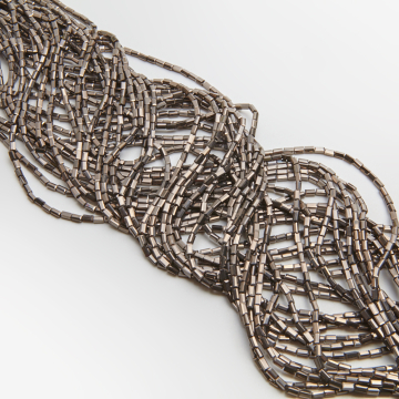 Kryształki słupki fasetowane hematite 2,5x4,5mm