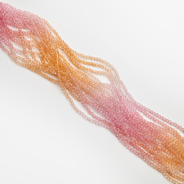 Kryształki oponki fasetowane multicolor 3,5x4mm