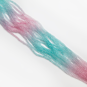 Kryształki oponki fasetowane multicolor 3,5x4mm