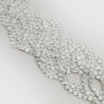 Kryształłki koniczyna marokańska fasetowana crystal 8mm