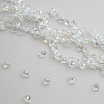 Kryształki drop fasetowane 10mm