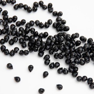 Kryształki drop fasetowane jet 10mm