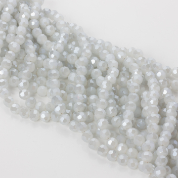 Kryształki kulki fasetowane 32 cuts shinny grey 6mm