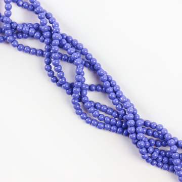 Koraliki szklane powlekane fioletowe 4mm