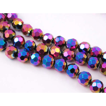 Szklana kulka fasetowana volcano 12mm