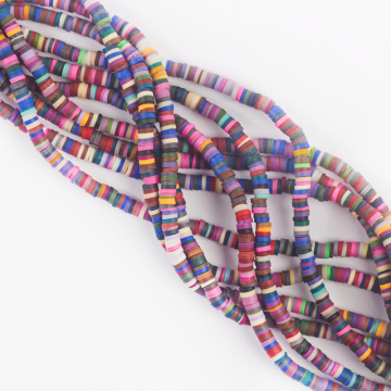 Koraliki Katsuki z modeliny multikolor 4mm