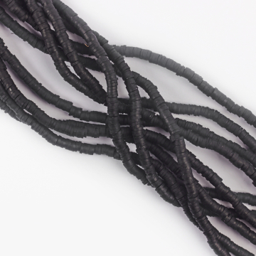 Koraliki Katsuki z modeliny czarne 4mm