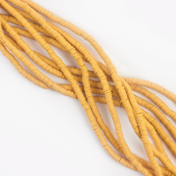 Koraliki Katsuki z modeliny beżowe 4mm