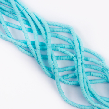 Koraliki Katsuki z modeliny błękitne 4mm