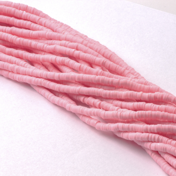 Koraliki Katsuki z modeliny łososiowe  4mm