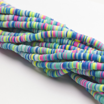 Koraliki Katsuki z modeliny multikolor  6mm