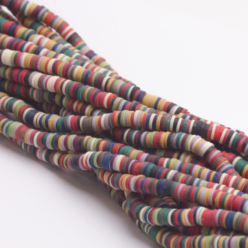 Koraliki Katsuki z modeliny multikolor  6mm