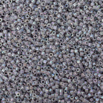 Koraliki Miyuki Delica 11/0 Opaque Ghost Gray AB Koraliki Miyuki Delica 11/0 Opaque Ghost Gray AB